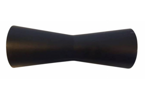 188x68 mm kielrol zwart 21 mm naafdiameter
