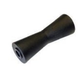 188x68 mm kielrol zwart 21 mm naafdiameter