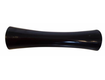 290x80 mm kielrol zwart 21 mm naafdiameter