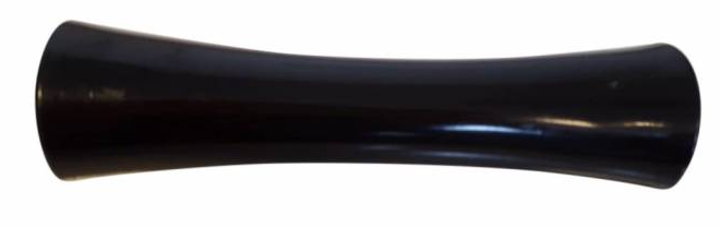 290x80 mm kielrol zwart 21 mm naafdiameter