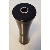 290x80 mm kielrol zwart 21 mm naafdiameter