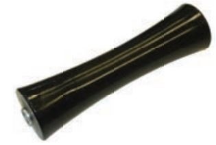 290x80 mm kielrol zwart 21 mm naafdiameter