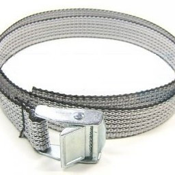 Sjorband grijs 80x1,6 cm (150 kg)