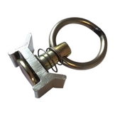 Bevestigingsoog voor rail met veer 900 DaN