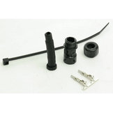 Aspock bajonettverbinder - 2 pins/2 polig - mannelijk