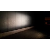 Werklamp vierkant inclusief 12V 55W lamp