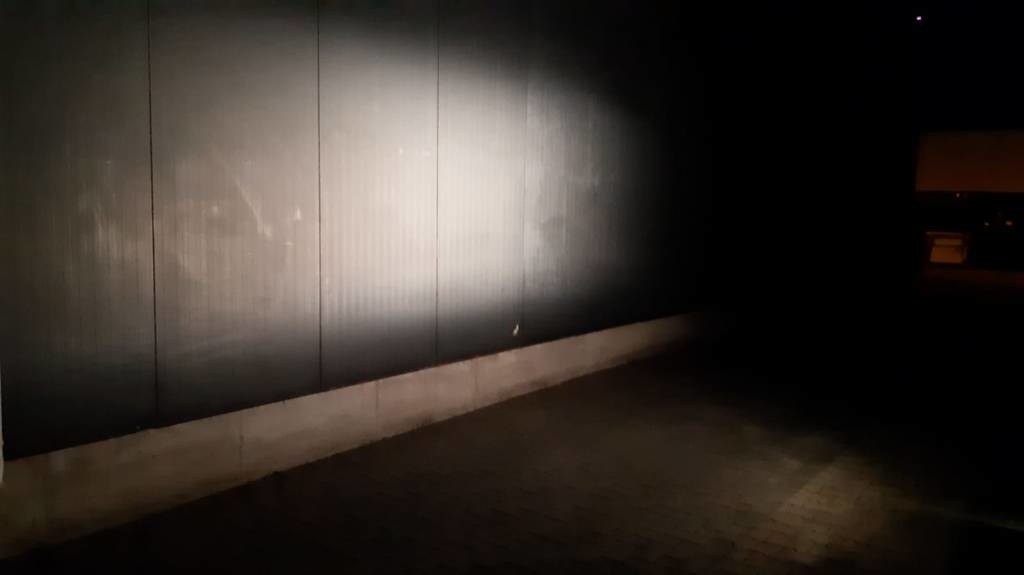 Werklamp vierkant inclusief 12V 55W lamp