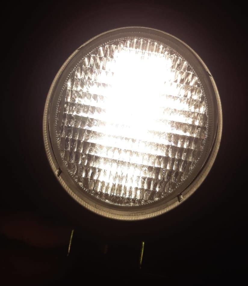 Werklamp 12V 55W rond - halogeen