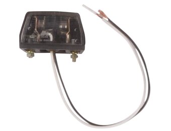 Kentekenverlichting met kabel (2x25 cm)