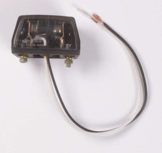 Kentekenverlichting met kabel (2x25 cm)