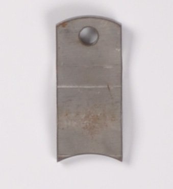 Aanlasplaat schokbreker gebogen