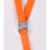 Sjorband  oranje 195x2,5 cm (250 kg) 2-delig