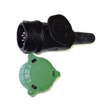 13-polige menbers stekker met schroefdop