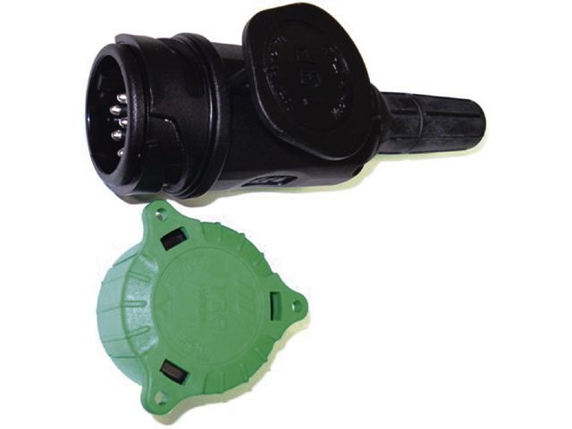 13-polige menbers stekker met schroefdop