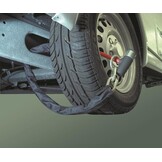 Kettingslot/loopchain - 200 cm lang - SCM gekeurd - wielklem functie