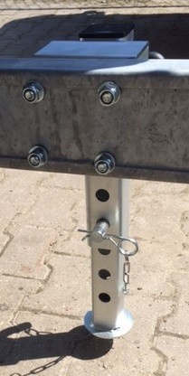 Kantelbare steunpoot aanhanger - 1 stuk
