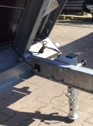 Kantelbare steunpoot aanhanger - 1 stuk