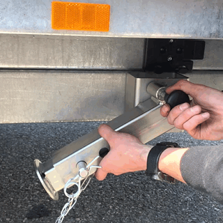 Kantelbare steunpoot aanhanger - 1 stuk