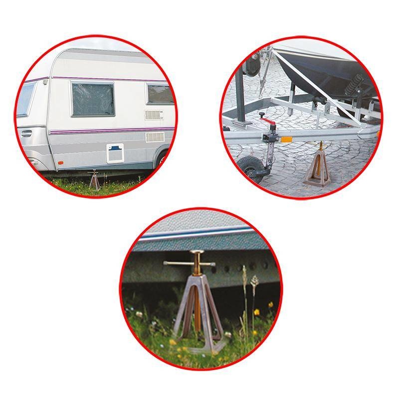 Steunen set voor caravan of aanhanger (2 stuks)