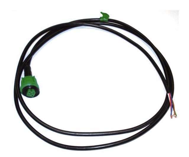 Connector Groen met kabel 2mtr.