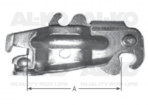 Spreidslot voor AL-KO wielrem typen SB236, 2050, 2350, 2360, 2051 en 2361