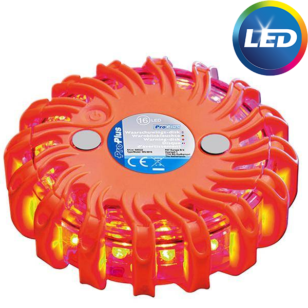 Waarschuwingsdisk met LED
