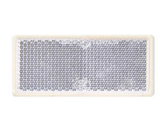 Witte reflector 83x37 mm zelfklevend