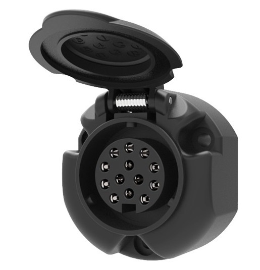 13-polige stekkerdoos - inclusief afdichtingsrubber