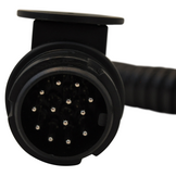 Adapter spiraalkabel 7 aderig met 13-polige stekker & 7-polige stekker - 90 tot 250 cm