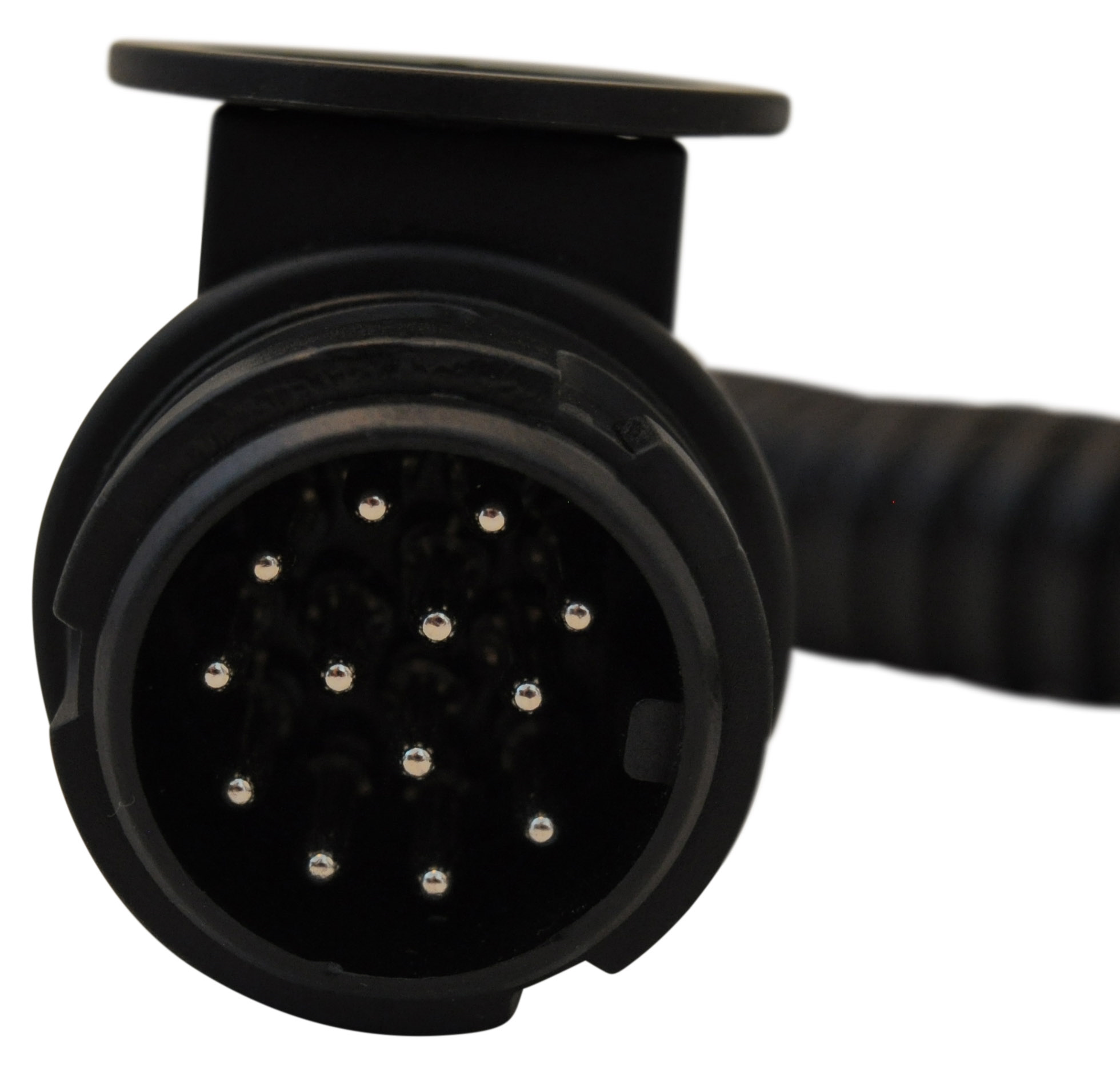 Adapter spiraalkabel 7 aderig met 13-polige stekker & 7-polige stekker - 90 tot 250 cm