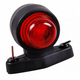 Hella Breedtelichten Rood/Wit gummi