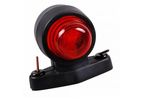 Hella Breedtelichten Rood/Wit gummi