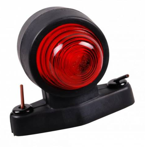 Hella Breedtelichten Rood/Wit gummi