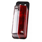 Hella breedtelicht Rood/Wit op houder