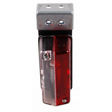 Hella breedtelicht Rood/Wit op haakse houder