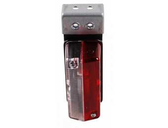 Hella breedtelicht Rood/Wit op haakse houder