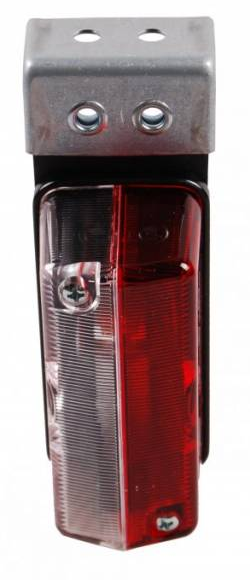 Hella breedtelicht Rood/Wit op haakse houder