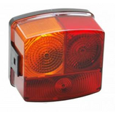 Achterlicht Links met kliksluiting 85x88x54 mm