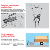 AL-KO AK7-G - koker 45 mm - 750 kg - ongeremde koppeling
