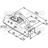 AL-KO AK7-E - koker 60 mm - 750 kg - ongeremde koppeling