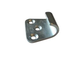 Haak voor elastiek of touw 35x30 mm