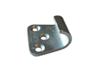 Haak voor elastiek of touw 35x30 mm