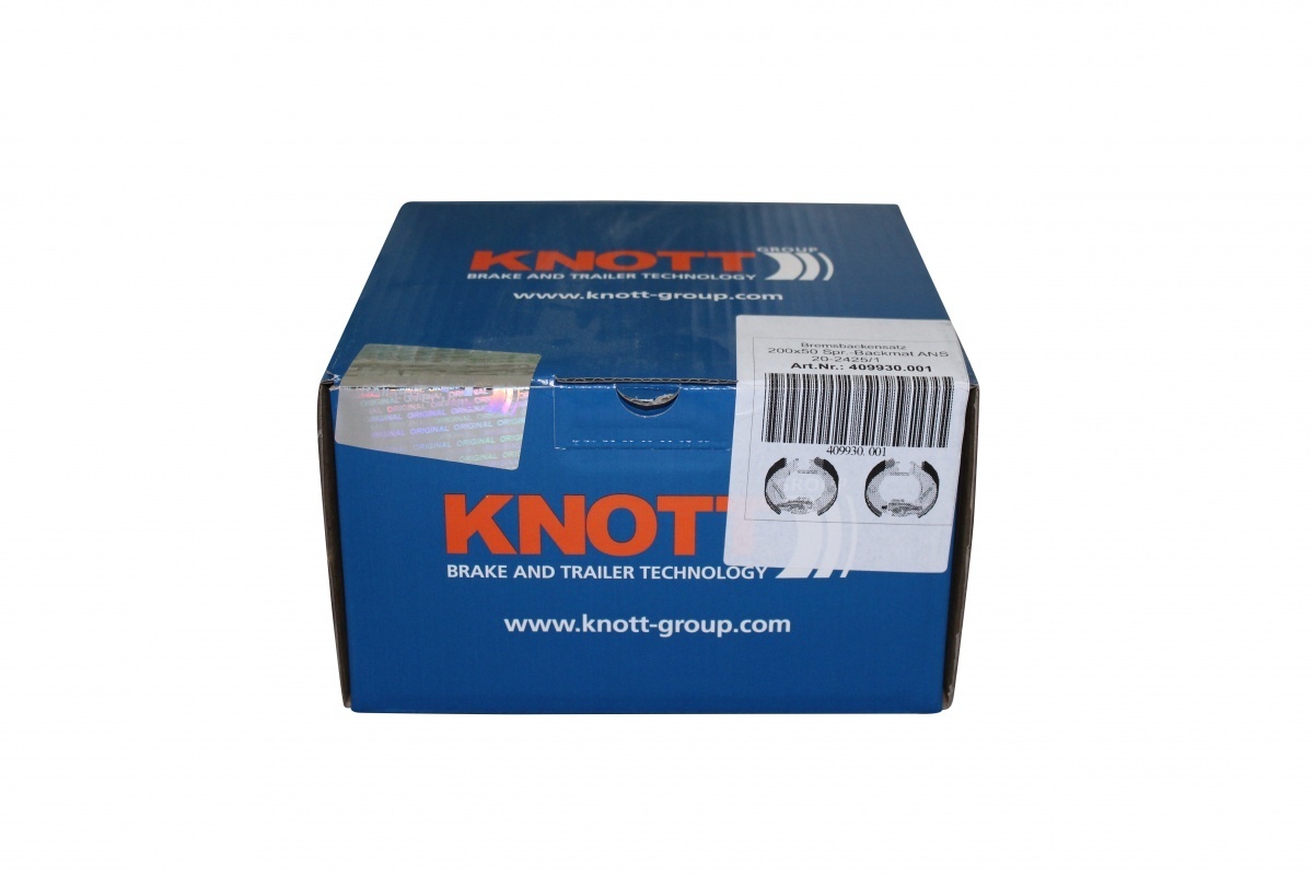Originele Knott remvoering - 200x50 - remtype 20-2425/1 - automatische nastelling