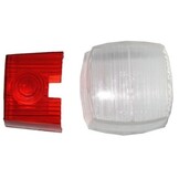 Aspock Squarepoint - rood/wit - los glaasje/los glas