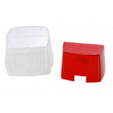 Aspock Squarepoint - rood/wit - los glaasje/los glas