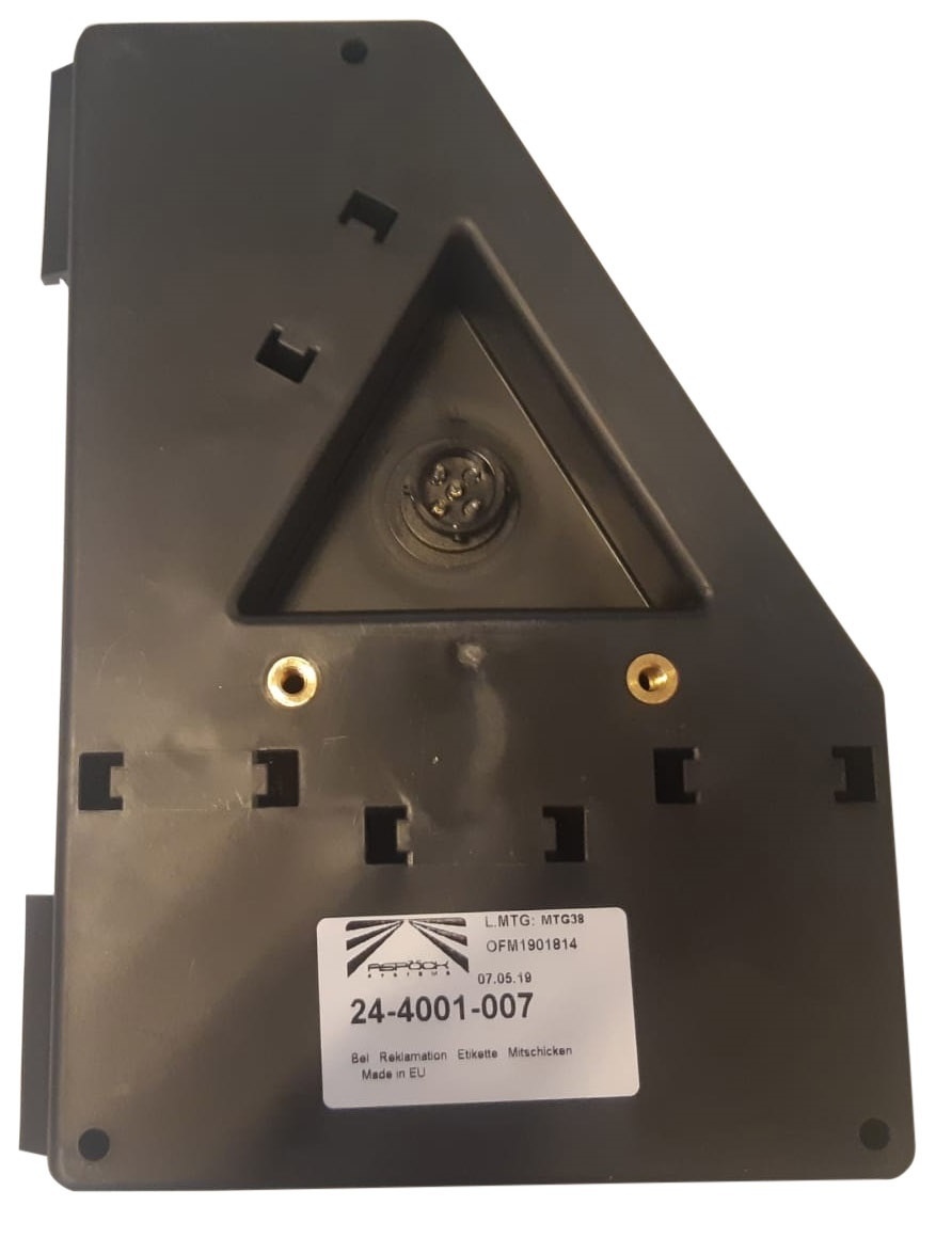 Aspock Earpoint 1 - links - connector aansluiting