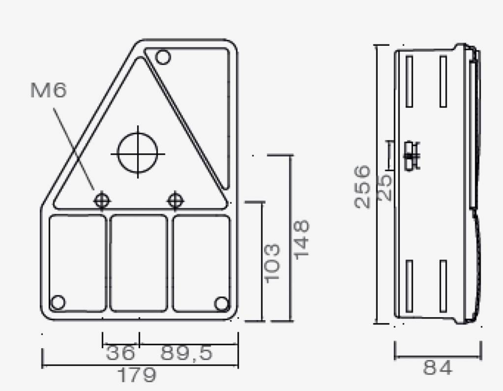 Aspock Earpoint 1 - links - connector aansluiting
