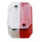 Aspock Flexipoint los glas rood/wit (kapje)