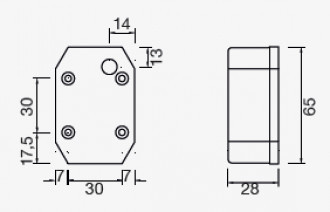 Flexipoint rood - los glas