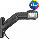 Aspock Superpoint 4 - rechts - wit/rood/oranje - LED - 100 cm platte kabel